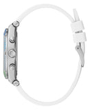 Buy Shop Guess Glitz Pride Limited Edition White Dial White Rubber Strap Watch for Women - GW0407L4 USA Online