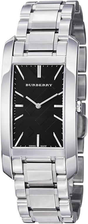 Buy Shop Burberry Heritage Black Dial Silver Steel Strap Watch For Women - BU9401 USA Online