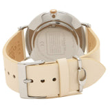 Buy Shop Coach Perry White Dial White Leather Strap Watch for Women - 14503117 USA Online