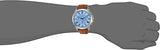 Buy Shop Fossil Grant Chronograph Blue Dial Brown Leather Strap Watch for Men - FS5184 USA Online