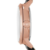 Buy Shop Fossil Townsman Automatic Skeleton Black Dial Black Leather Strap Watch for Men - ME3084 USA Online