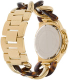 Buy Shop Michael Kors Runway Gold Dial Two Tone Steel Strap Watch for Women - MK4222 USA Online