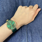 Buy Shop Coach Perry Green Dial Green Leather Strap Watch for Women - 14503383-C USA Online