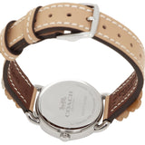 Buy Shop Coach Perry White Dial Brown Floral Leather Strap Watch for Women - 14502873 USA Online