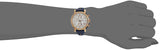 Buy Shop Fossil Original Boyfriend Chronograph White Dial Navy Blue Leather Strap Watch for Women - ES3838 USA Online