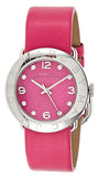 Buy Shop Marc Jacobs Amy Pop Pink Dial Pink Leather Strap Watch for Women - MBM1286 USA Online