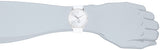 Calvin Klein Accent Silver Dial White Leather Strap Watch for Women - K2Y211K6