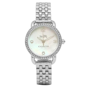 Buy Shop Coach Delancey Mother of Pearl Dial Silver Steel Strap Watch for Women - 14502477 USA Online