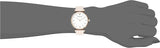 Buy Shop Emporio Armani Gianni T Bar Quartz White Dial Beige Leather Strap Watch For Women - AR1927 USA Online