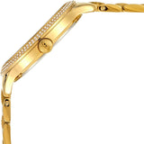 Buy Shop Michael Kors Slim Runway Crystals Gold Dial Gold Steel Strap Watch for Women - MK3632 USA Online