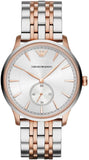 Buy Shop Emporio Armani Classic Silver Dial Two Tone Steel Strap Watch For Men - AR1839 USA Online