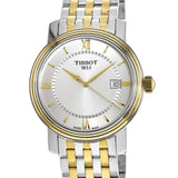 Buy Shop Tissot T Classic Bridgeport Silver Dial Two Tone Mesh Bracelet Watch For Men - T097.410.22.038.00 USA Online