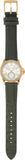 Buy Shop Michael Kors Mini Everest Crystals White Dial Green Leather Strap Watch for Women - MK4720 USA Online