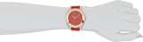 Buy Shop Marc Jacobs Blade Red Dial Red Leather Strap Watch for Women - MBM1204 USA Online
