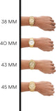 Buy Shop Michael Kors Slim Runway Quartz Gold Dial Gold Mesh Bracelet Watch For Women - MK8625 USA Online