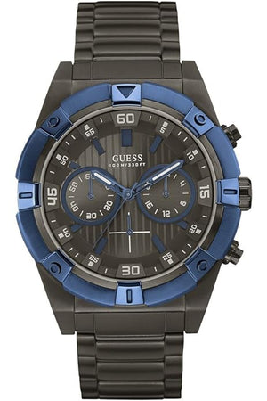 Buy Shop Guess Sport Analog Grey Dial Grey Steel Strap Watch for Men - W0377G5 USA Online
