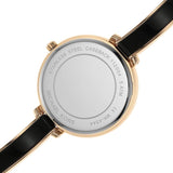 Buy Shop Michael Kors Jaryn Quartz Gold Dial Black Steel Strap Watch For Women - MK4544 USA Online
