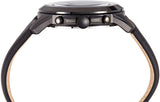 Buy Shop Fossil Grant Chronograph Black Dial Black Leather Strap Watch for Men - FS5132 USA Online