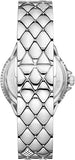 Buy Shop Michael Kors Camille Pave Crystals Silver Dial Silver Steel Strap Watch for Women - MK4804 USA Online