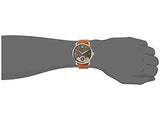 Buy Shop Fossil The Commuter Twist Black Dial Brown Leather Strap Watch for Men - ME1166 USA Online