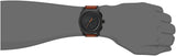Buy Shop Fossil Machine Chronograph Black Dial Brown Leather Strap Watch for Men - FS5234 USA Online