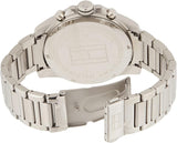 Buy Shop Tommy Hilfiger Iconic Quartz Black Dial Silver Steel Strap Watch for Men - 1791564 USA Online