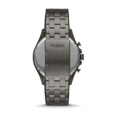Buy Shop Fossil Forrester Chronograph Black Dial Grey Steel Strap Watch for Men - FS5606 USA Online
