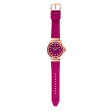 Buy Shop Michael Kors Everest Pave Crystals Pink Dial Pink Rubber Strap Watch for Women - MK7441 USA Online