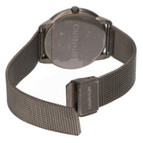 Buy Shop Calvin Klein Minimal Grey Dial Grey Mesh Bracelet Watch for Men - K3M517P4 USA Online