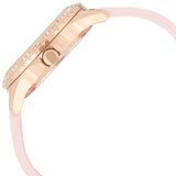 Buy Shop Guess Sparkling Diamonds Pink Dial Pink Rubber Strap Watch for Women - W0032L9 USA Online