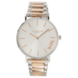 Buy Shop Coach Perry Silver Dial Two Tone Steel Strap Watch for Women - 14503346 USA Online