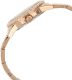 Buy Shop Guess Sassy Quartz White Dial Rose Gold Steel Strap Watch For Women - W0705L3 USA Online
