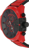 Buy Shop Diesel Mega Chief Chronograph Black Dial Red Rubber Strap Watch For Men - DZ4526 USA Online