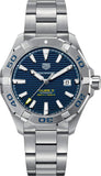Buy Shop Tag Heuer Aquaracer Calibre 5 Automatic Blue Dial Silver Steel Strap Watch for Men - WAY2012.BA0927 USA Online
