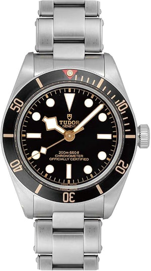 Buy Shop Tudor Black Bay Black Dial Silver Steel Strap Watch for Men - 79030N-0001 USA Online