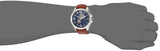 Buy Shop Tommy Hilfiger Bruce Analog Blue Dial Brown Leather Strap Watch for Men - 1791278 USA Online