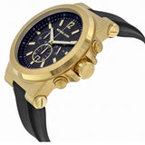 Buy Shop Michael Kors Dylan Chronograph Black Dial Black Rubber Strap Watch For Women - MK8556 USA Online