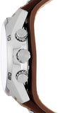 Buy Shop Fossil Coachman Chronograph Black Dial Brown Leather Strap Watch for Men - CH2891 USA Online