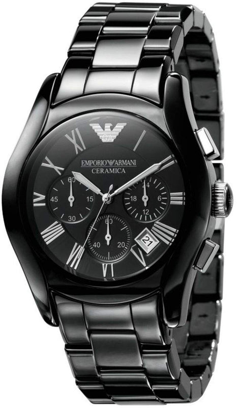 Buy Shop Emporio Armani Black Ceramic Dial Ceramic Strap Watch For Women - AR1401 USA Online
