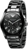 Buy Shop Emporio Armani Black Ceramic Dial Ceramic Strap Watch For Women - AR1401 USA Online