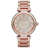 Buy Shop Michael Kors Skylar Rose Gold Dial Rose Gold Steel Strap Watch for Women - MK5868 USA Online