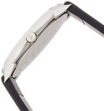 Buy Shop Calvin Klein Minimalist White Dial Black Leather Strap Watch for Men - K3M211C6 USA Online