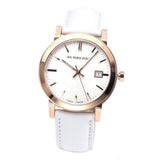 Buy Shop Burberry The City White Dial White Leather Strap Watch for Women - BU9012 USA Online