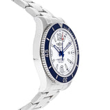 Buy Shop Breitling Superocean 42mm White Dial Silver Steel Strap Watch for Men - A17366D81A1A1 USA Online