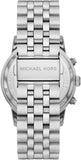 Buy Shop Michael Kors Hutton Chronograph Blue Dial Blue Steel Strap Watch For Men - MK8952 USA Online