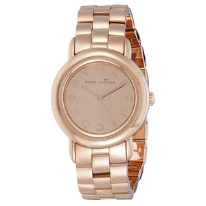 Buy Shop Marc Jacobs Marci Rose Gold Dial Rose Gold Steel Strap Watch for Women - MBM3099 USA Online