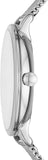 Buy Shop Fossil Jacqueline Three Hand Pink Dial Silver Mesh Strap Watch for Women - ES5089 USA Online