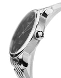 Buy Shop Tissot Le Locle Automatic Black Dial Silver Steel Strap Watch For Men - T41.1.483.53 USA Online