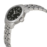 Buy Shop Tissot Le Locle Automatic Small Lady Black Dial Silver Steel Strap Watch For Women - T41.1.183.53 USA Online