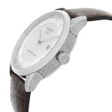 Buy Shop Tissot Luxury Powermatic 80 Silver Dial Brown Leather Strap Watch For Men - T086.407.16.031.00 USA Online